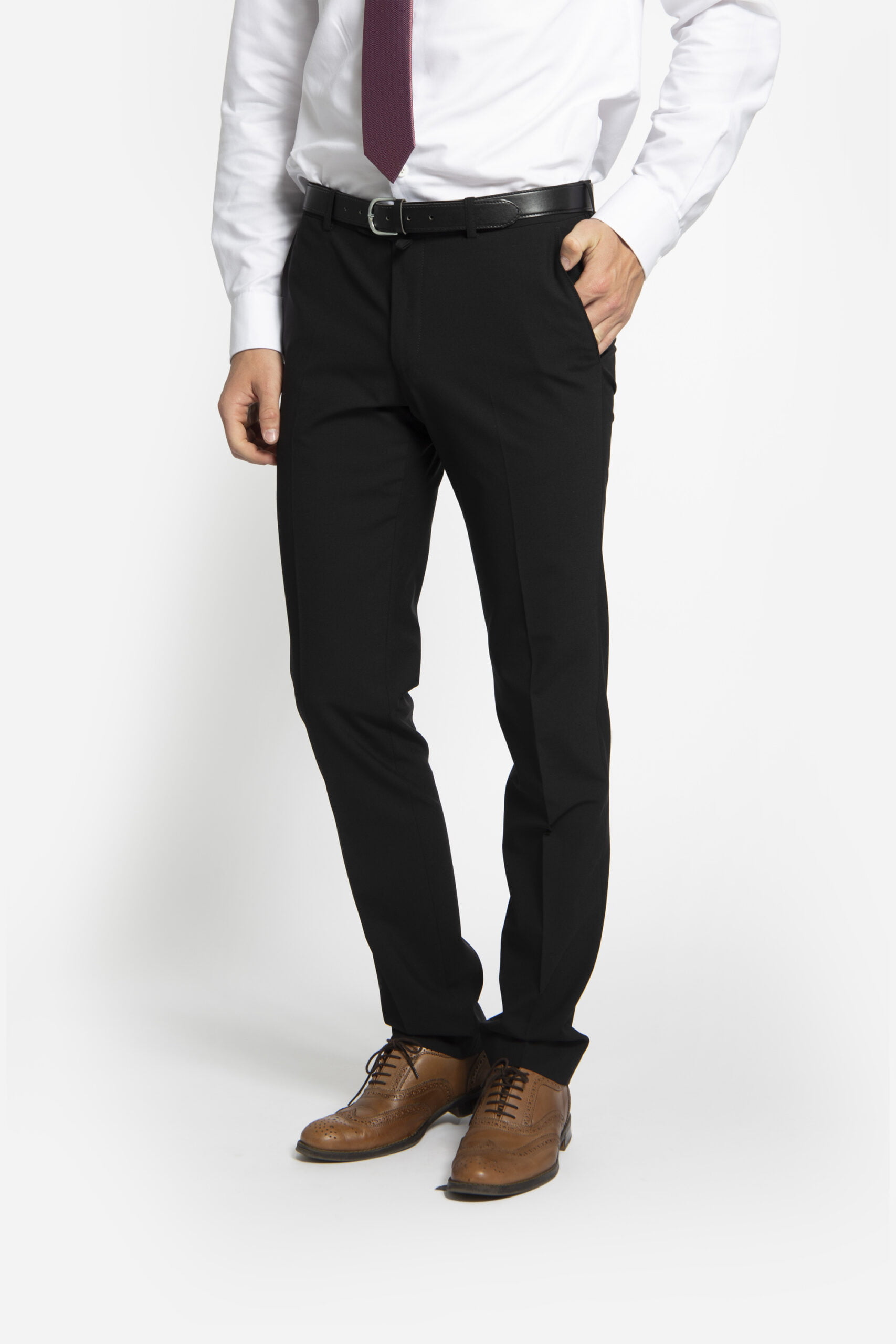 Pantaloni clasici AMADEO negru
