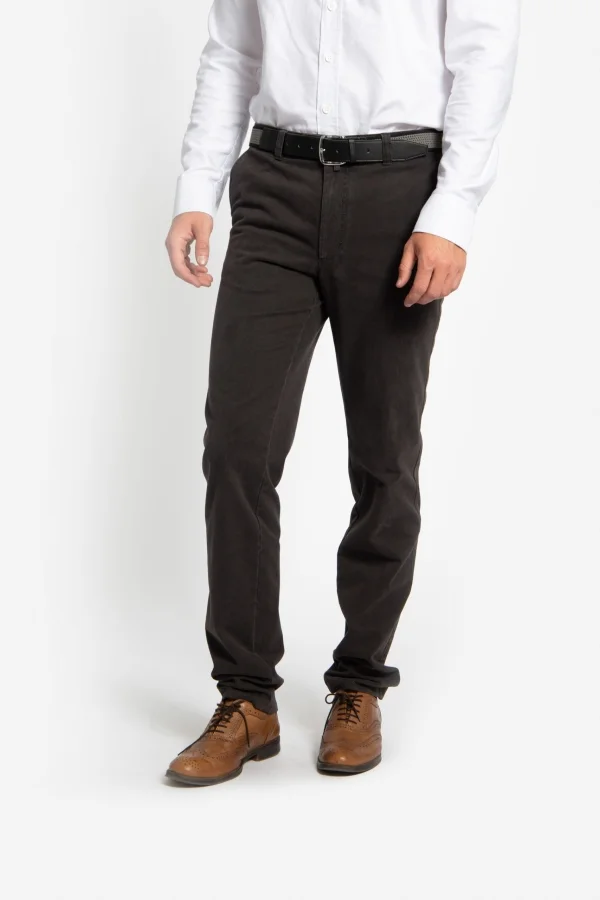 Pantaloni spălaţi din tesatura elastica SPIRITO gri