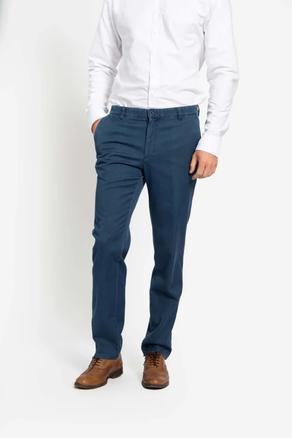 Pantalon casual GIULIO-MF bleumarin