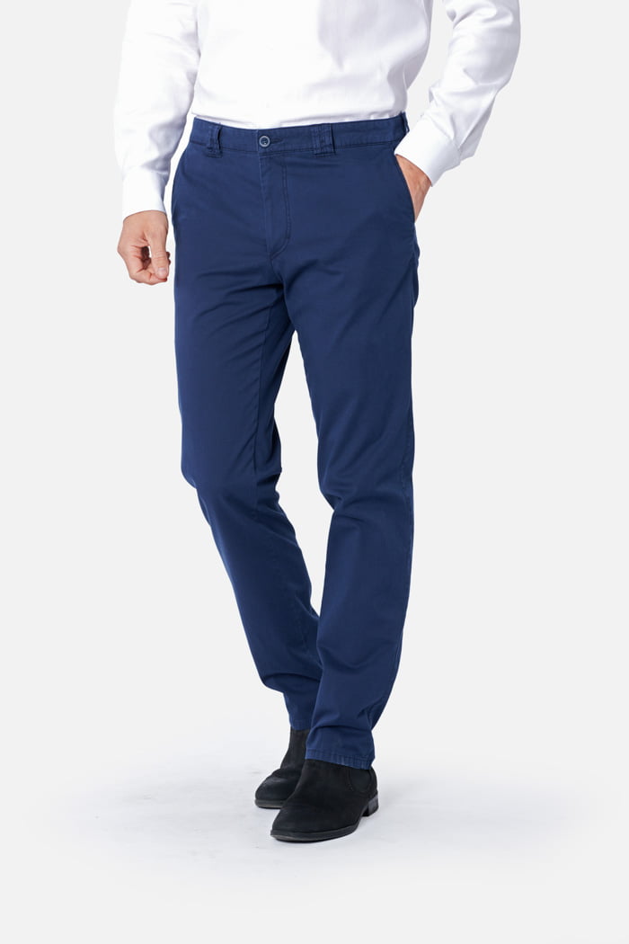 Pantaloni casual SERGIU-MF, bleumarin