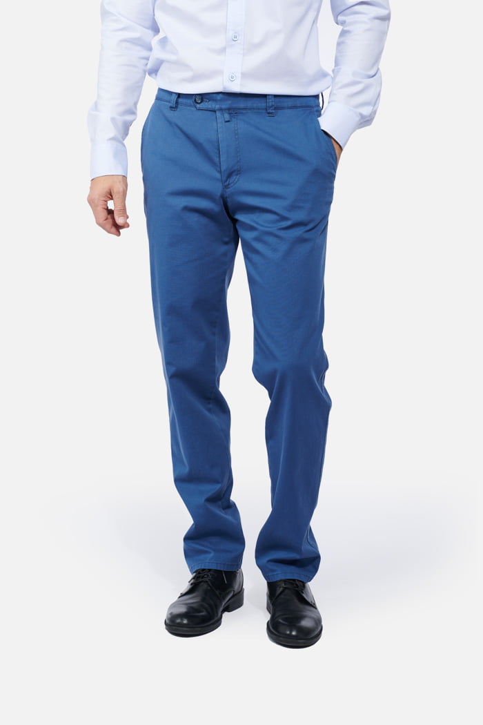 Pantaloni casual Giuliano-MF albastru