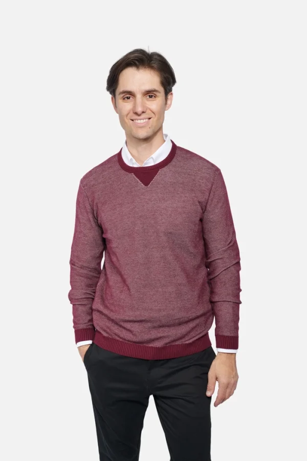 Pulover ADAM’S bordo