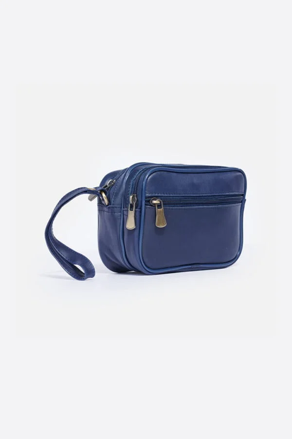 Borsetă casual bleumarin