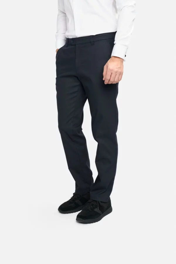Pantaloni casual Giulio-MF, bleumarin