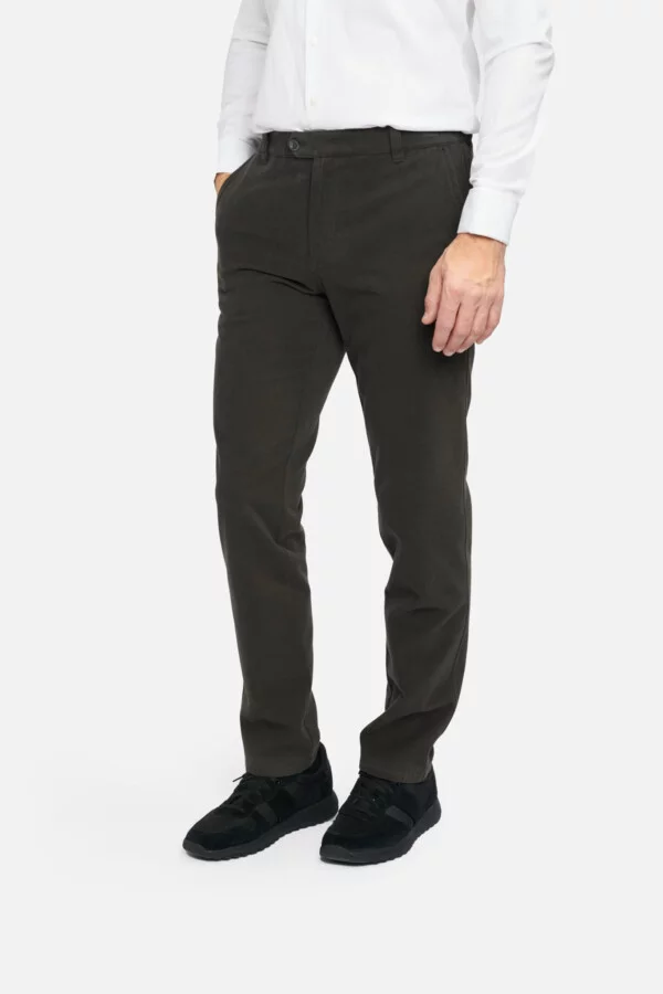 Pantaloni casual Giulio-MF, oliv