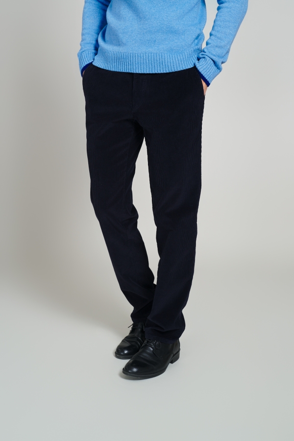 Pantaloni casual Graziano-Mf, bleumarin