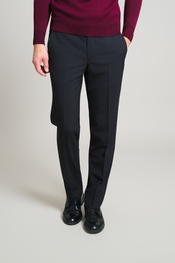 Pantaloni clasic Flavio, negru